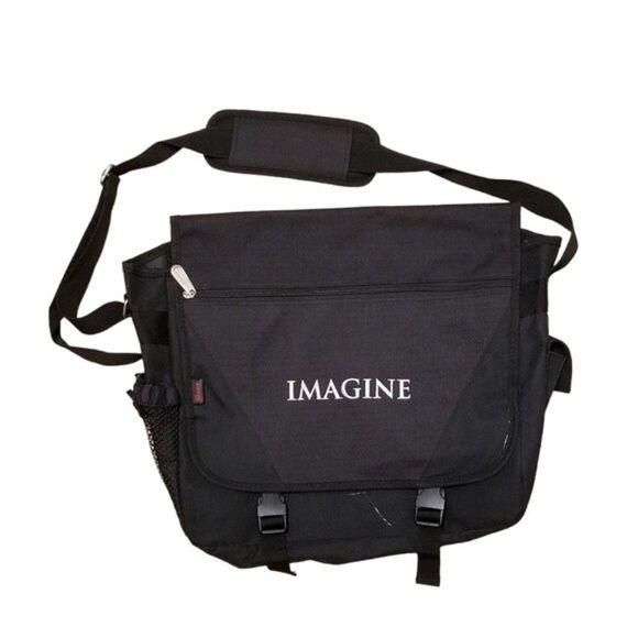 Williams Sonoma Pottery Barn Kids Black Messenger Bag - Picture 1 of 4